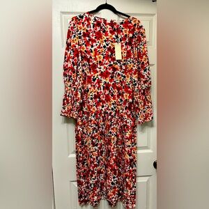 Never Fully Dressed Floral Boho Midi/Maxi Dress